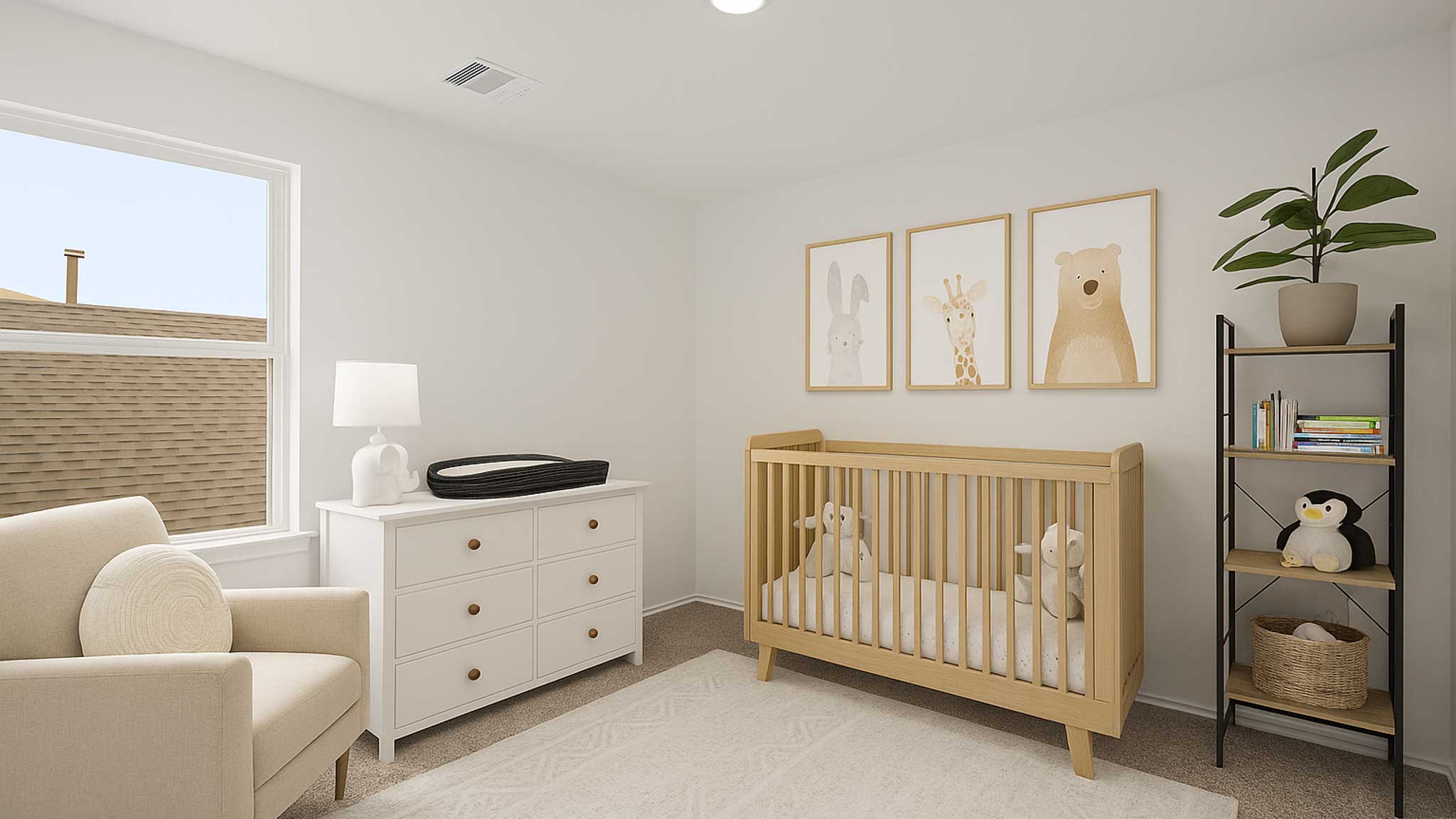 bedroom with carpet flooring