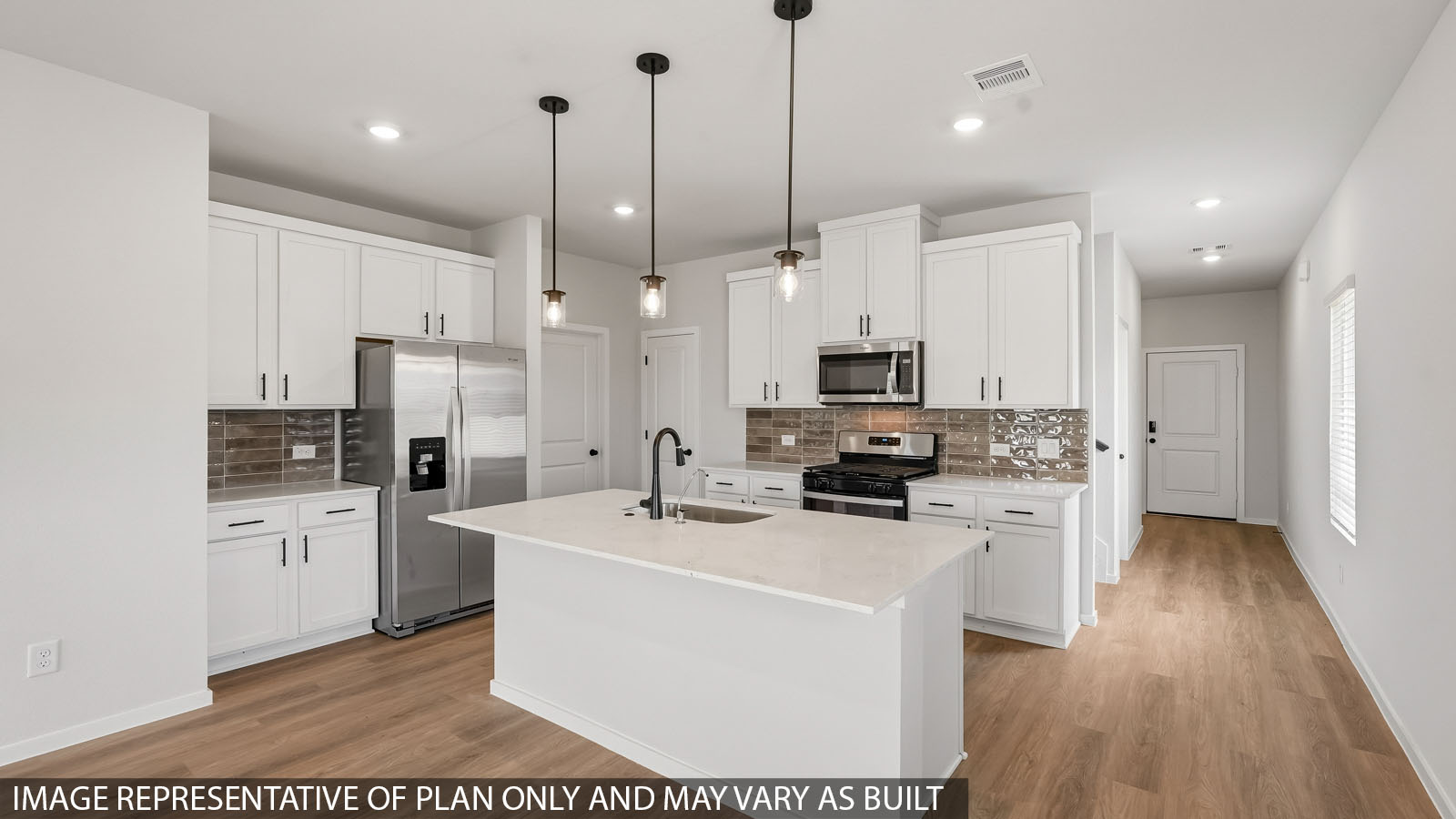 kitchen with quartz countertops