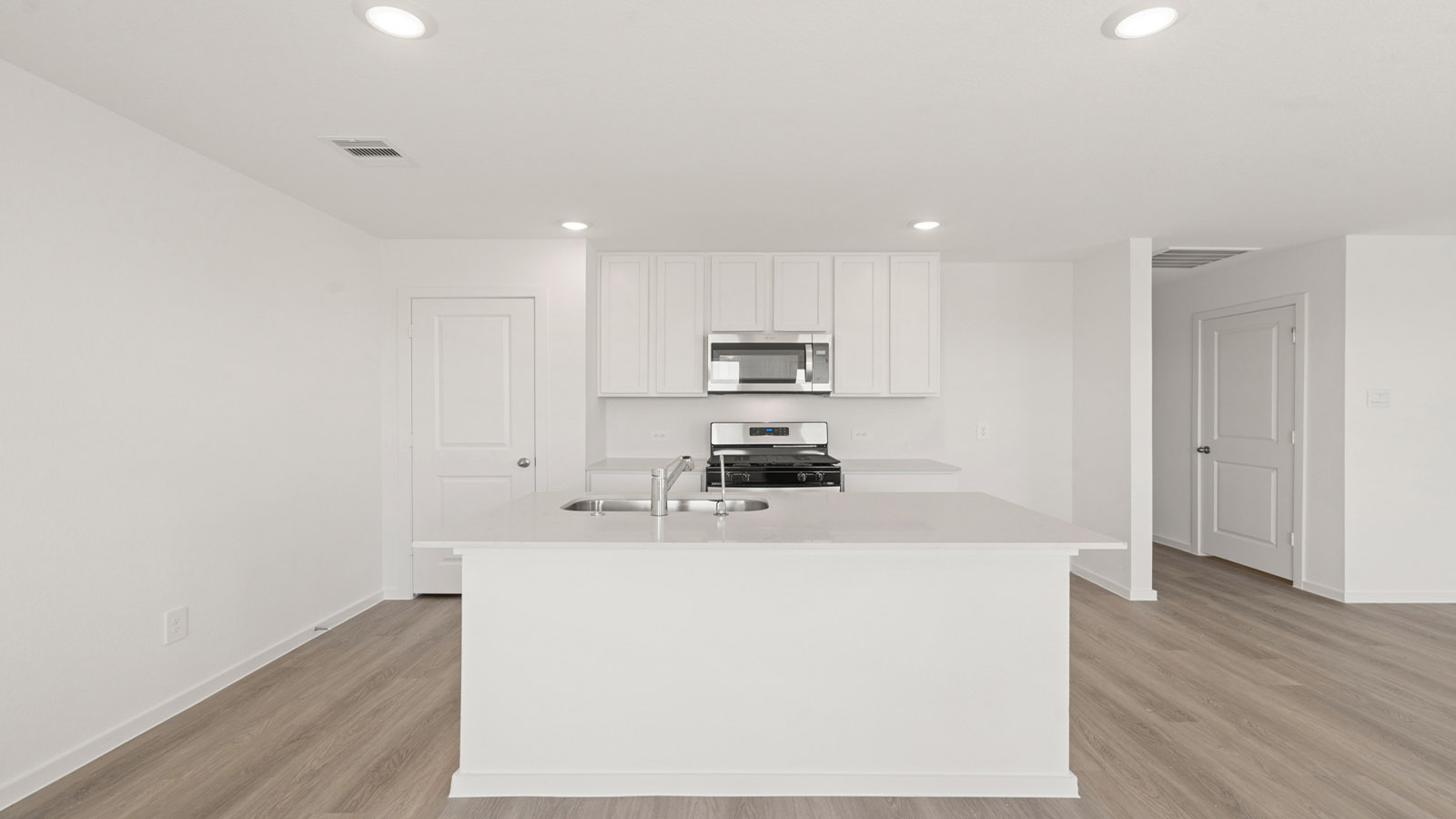 kitchen with stainless steel appliances