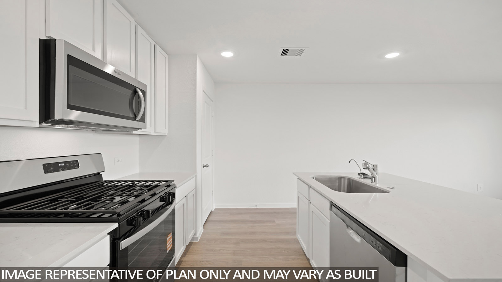 Kitchen with an island