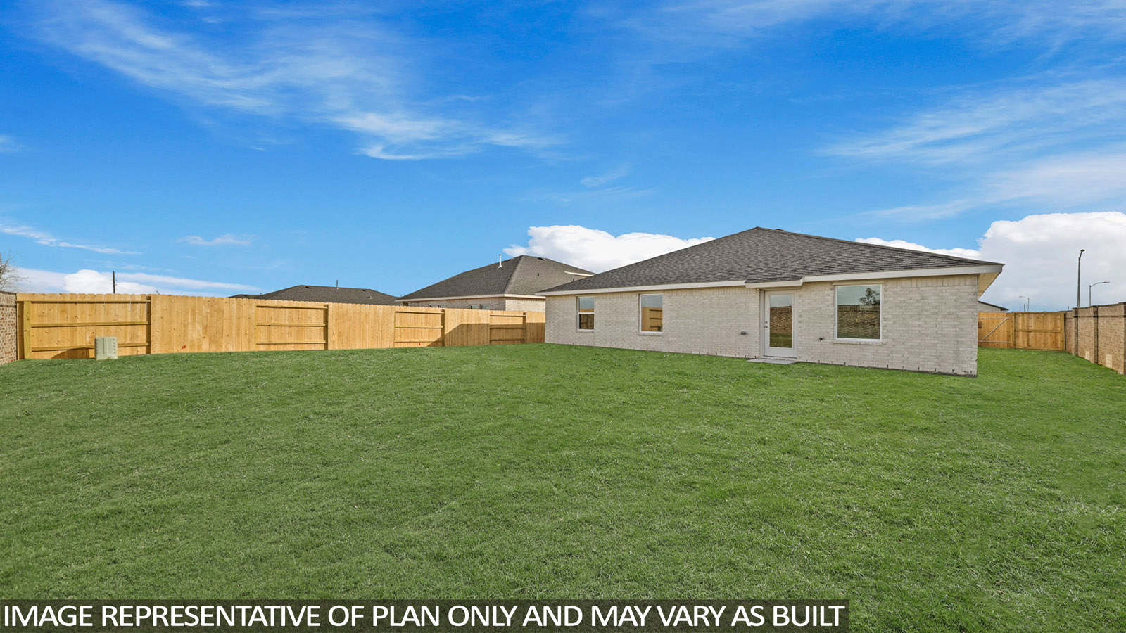 backyard with covered patio