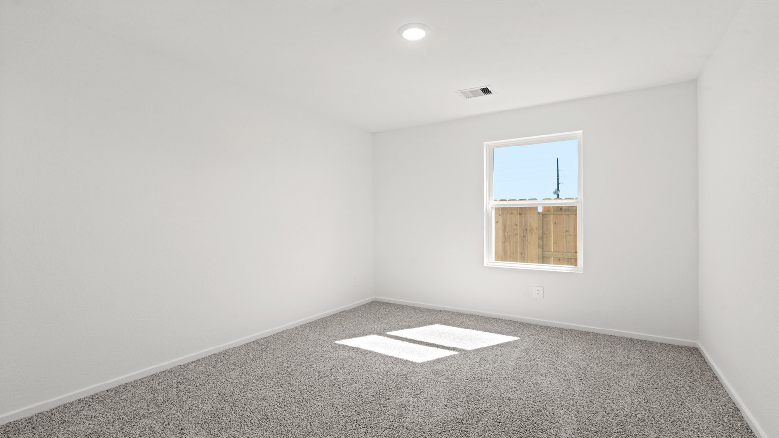 bedroom with carpet