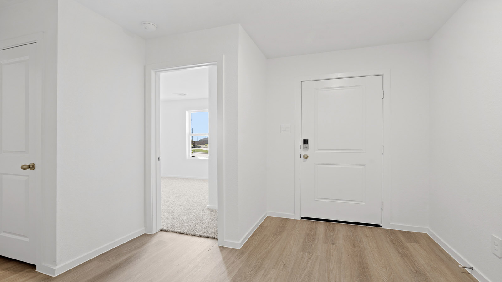 entryway with vinyl flooring