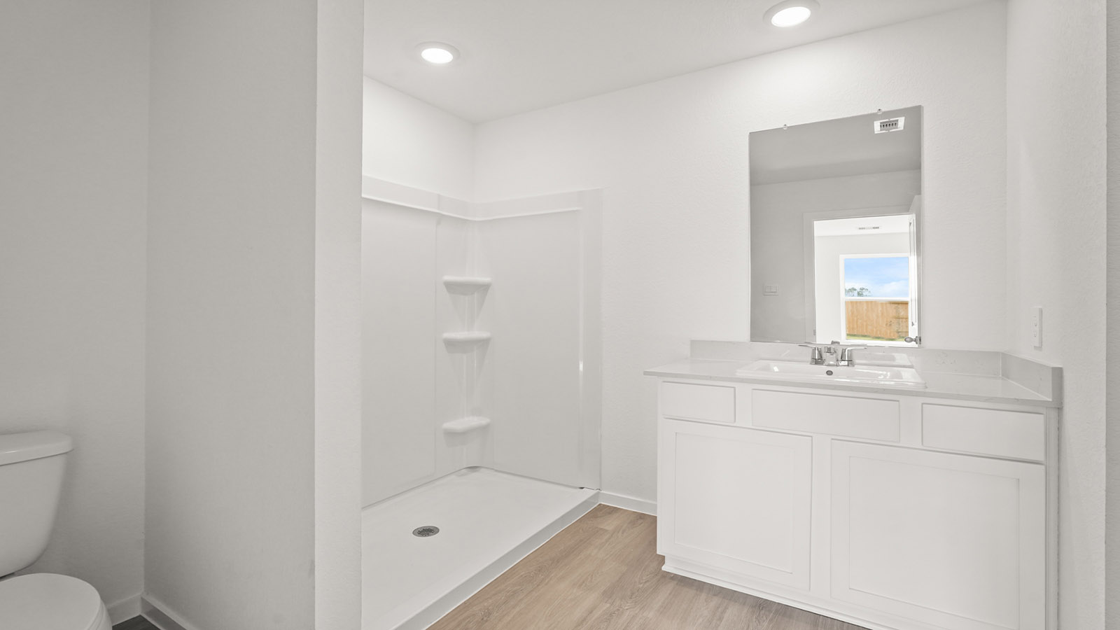 Primary bathroom with stand-alone shower