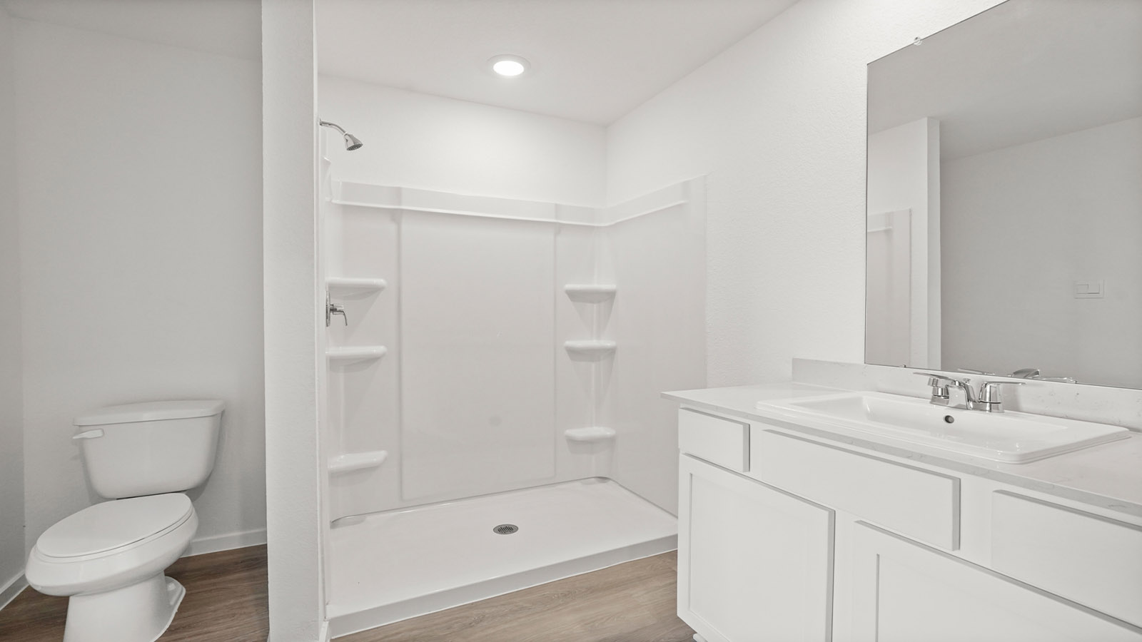 Primary bathroom with stand-alone shower