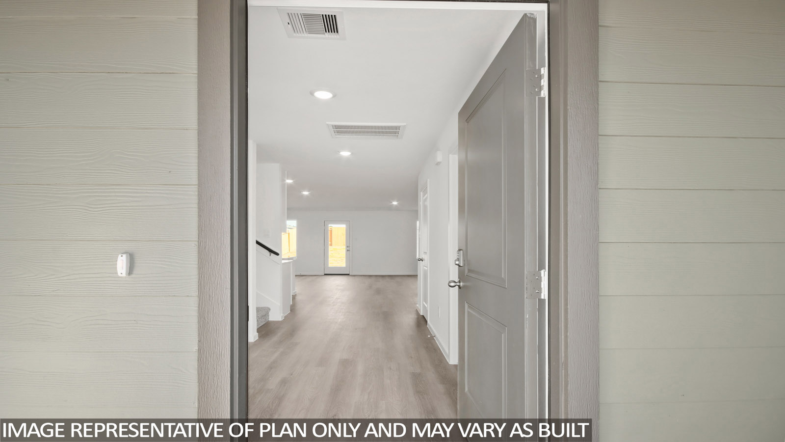 entry way with vinyl flooring