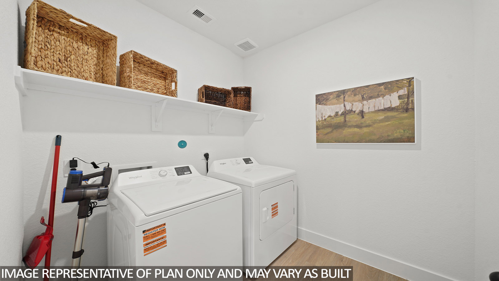 Utility room with storage