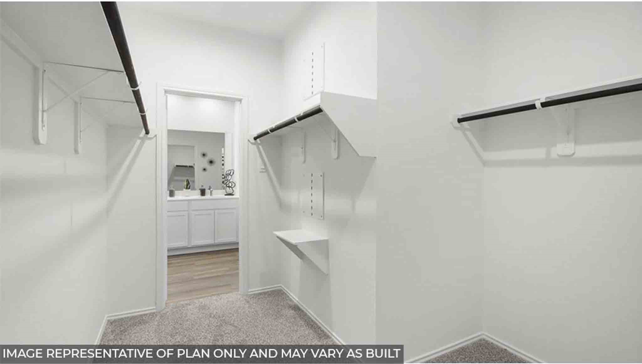 primary walk in closet