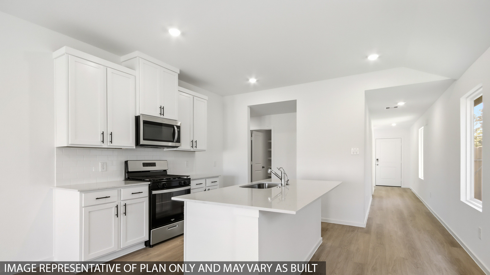 kitchen with quartz countertops and stainless steel appliances