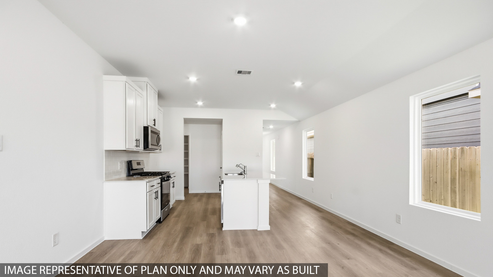 kitchen with quartz countertops and stainless steel appliances