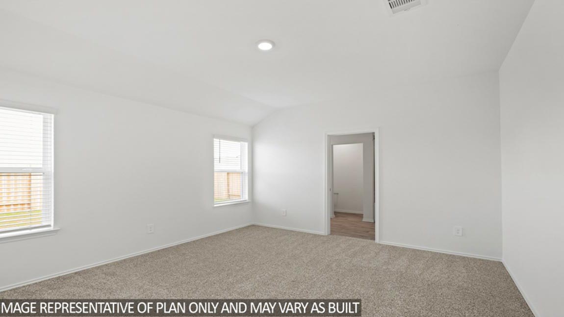 bedroom with carpet flooring in Hockley, Texas