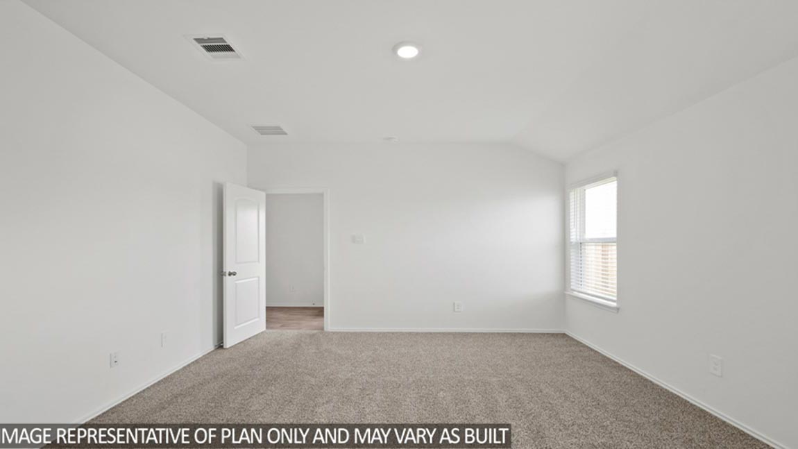 bedroom with carpet flooring in Hockley, Texas