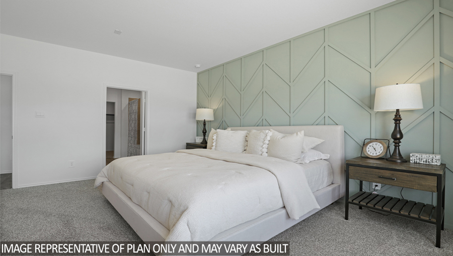 bedroom with carpet flooring