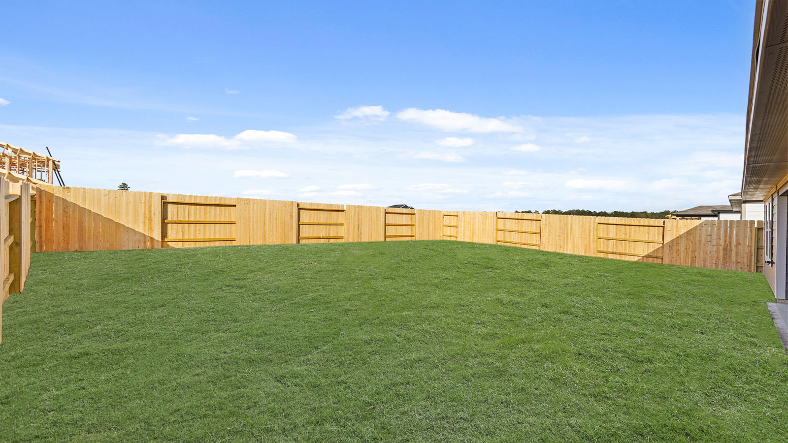 backyard with covered patio
