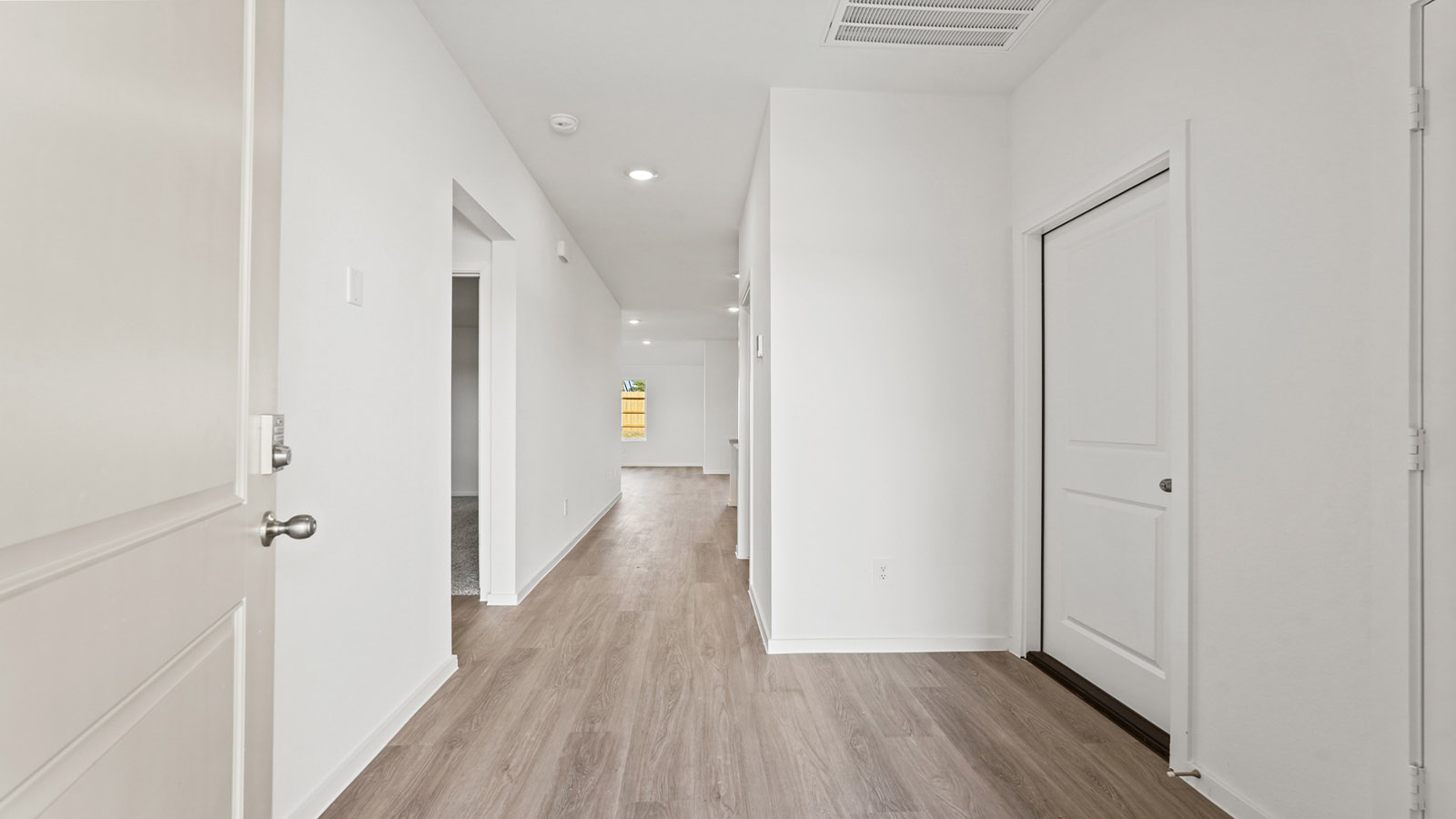 entryway with vinyl flooring