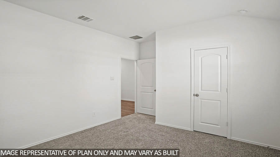 bedroo with carpet flooring