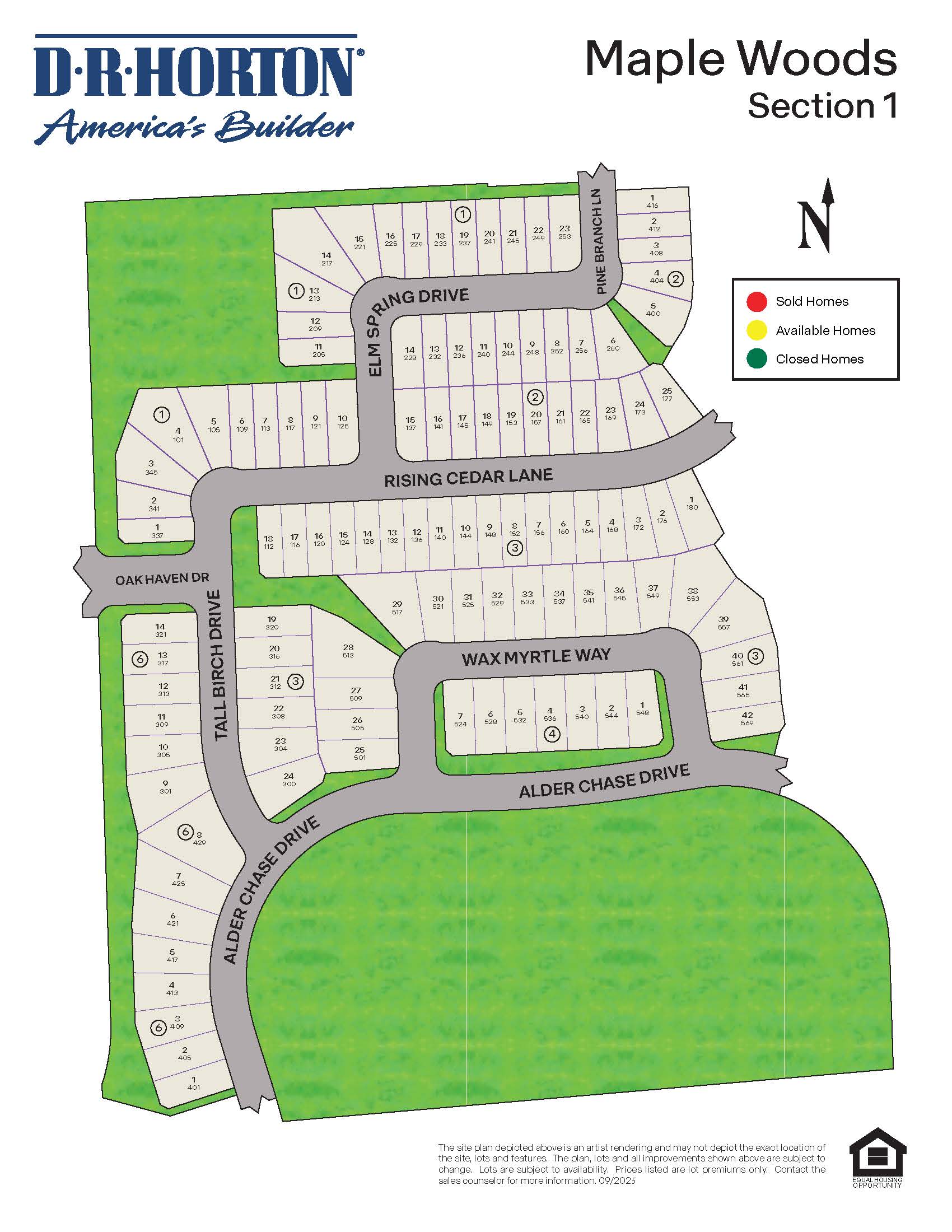 Static Lot Map