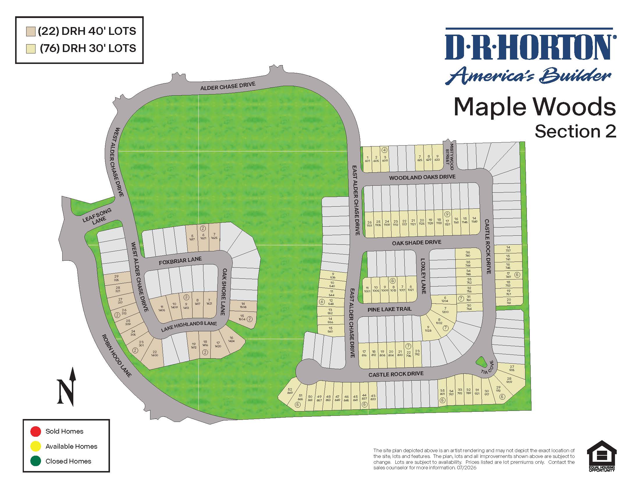 Static Lot Map