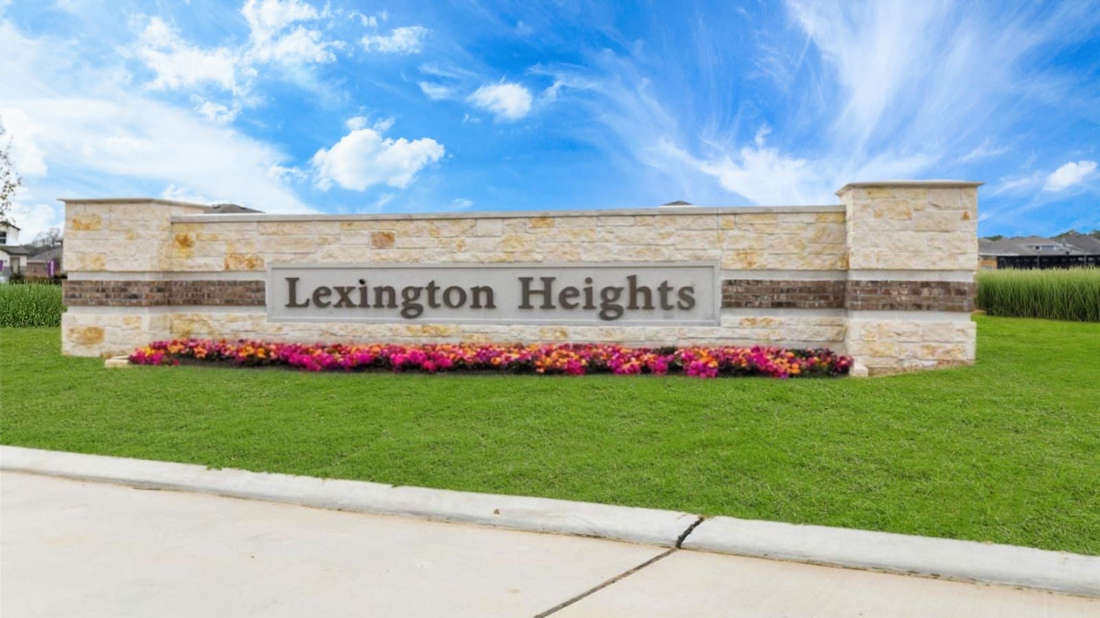 Lexington Heights monument.