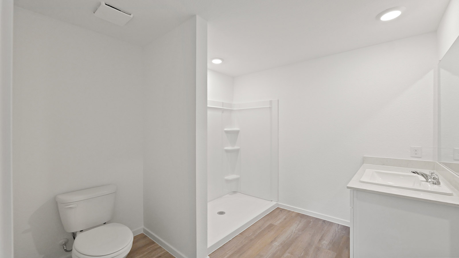 Primary bathroom with stand-alone shower