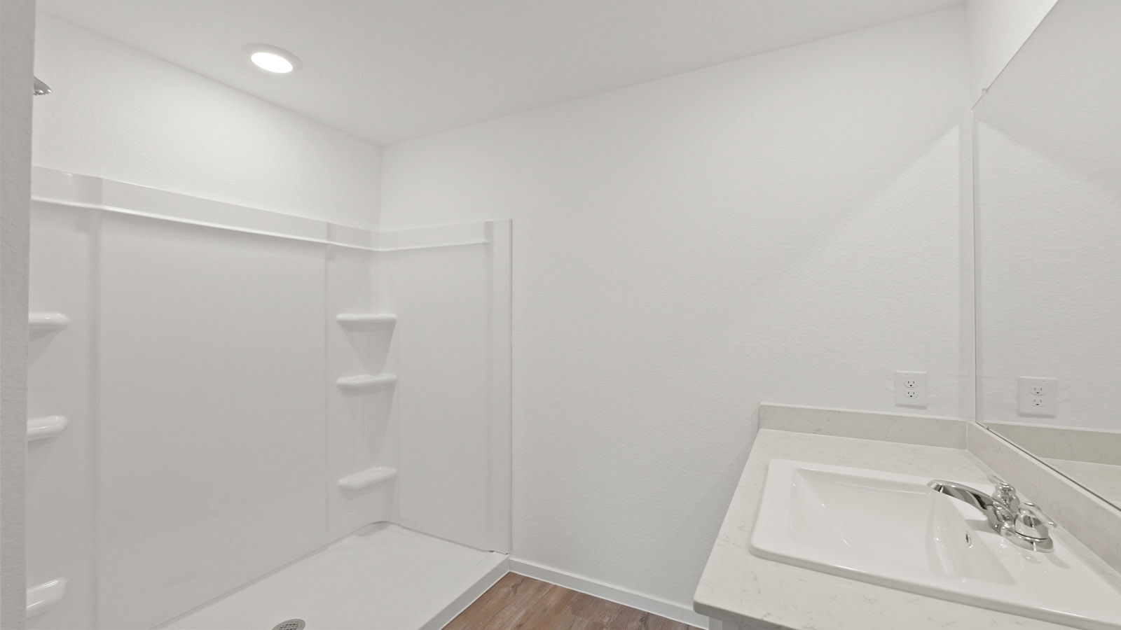 Primary bathroom with stand-alone shower