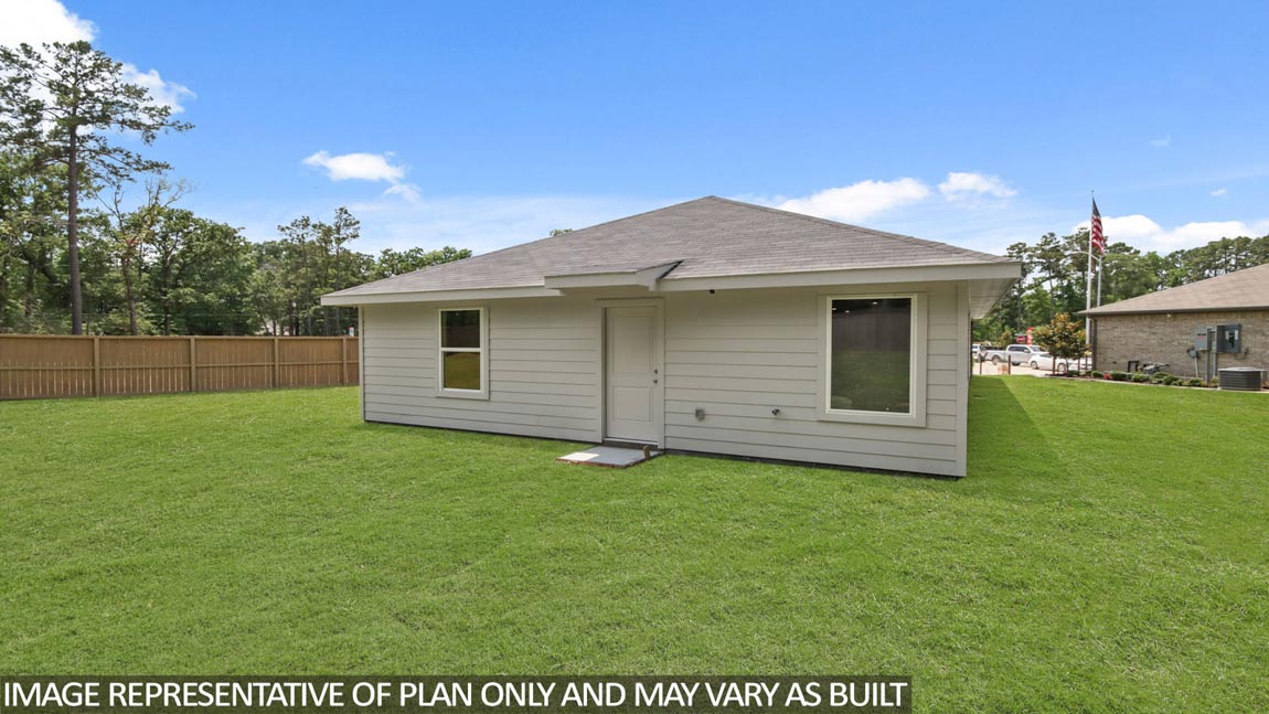Fully Landscaped backyard