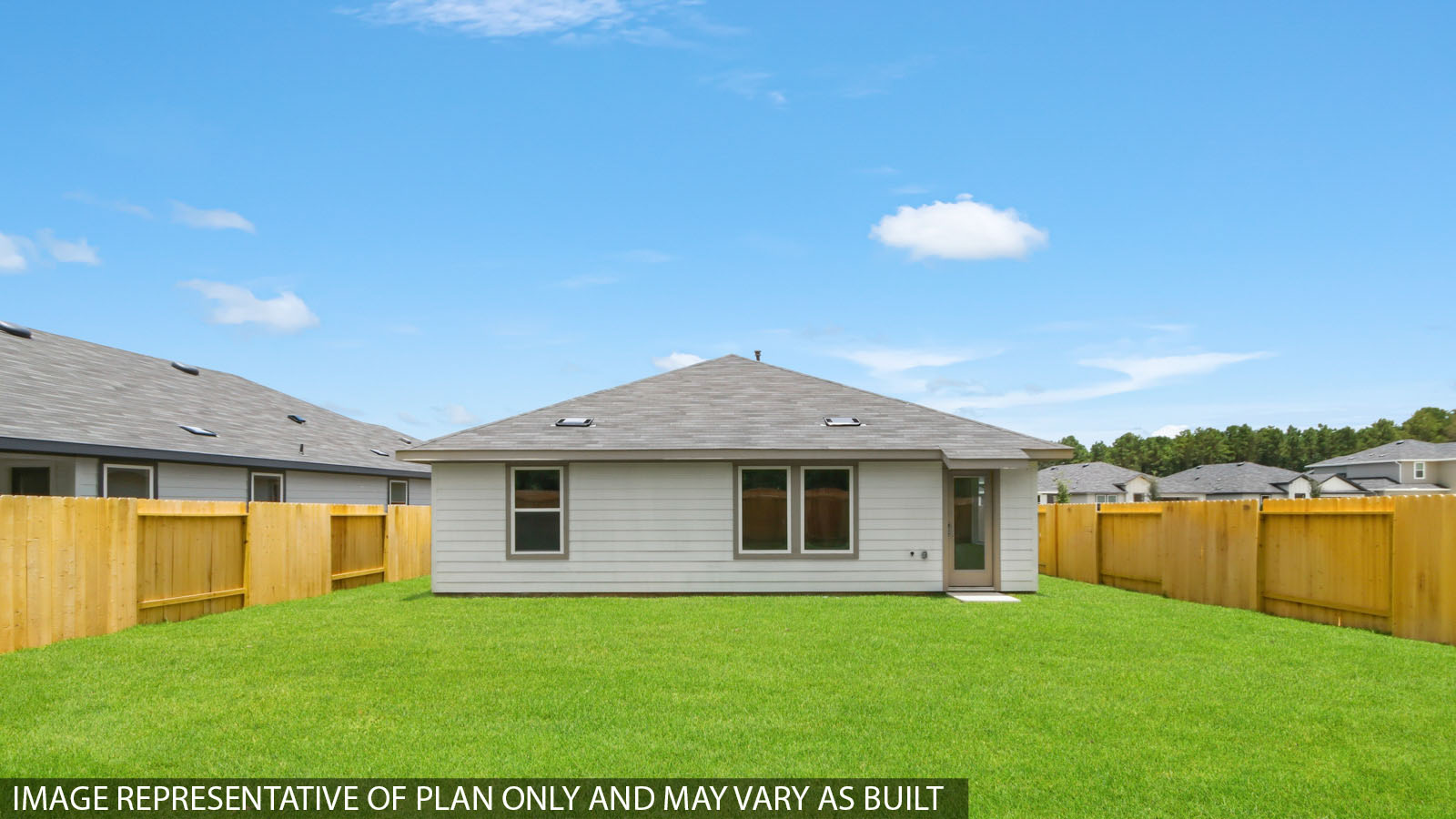 back of house with james hardie siding and glass back door