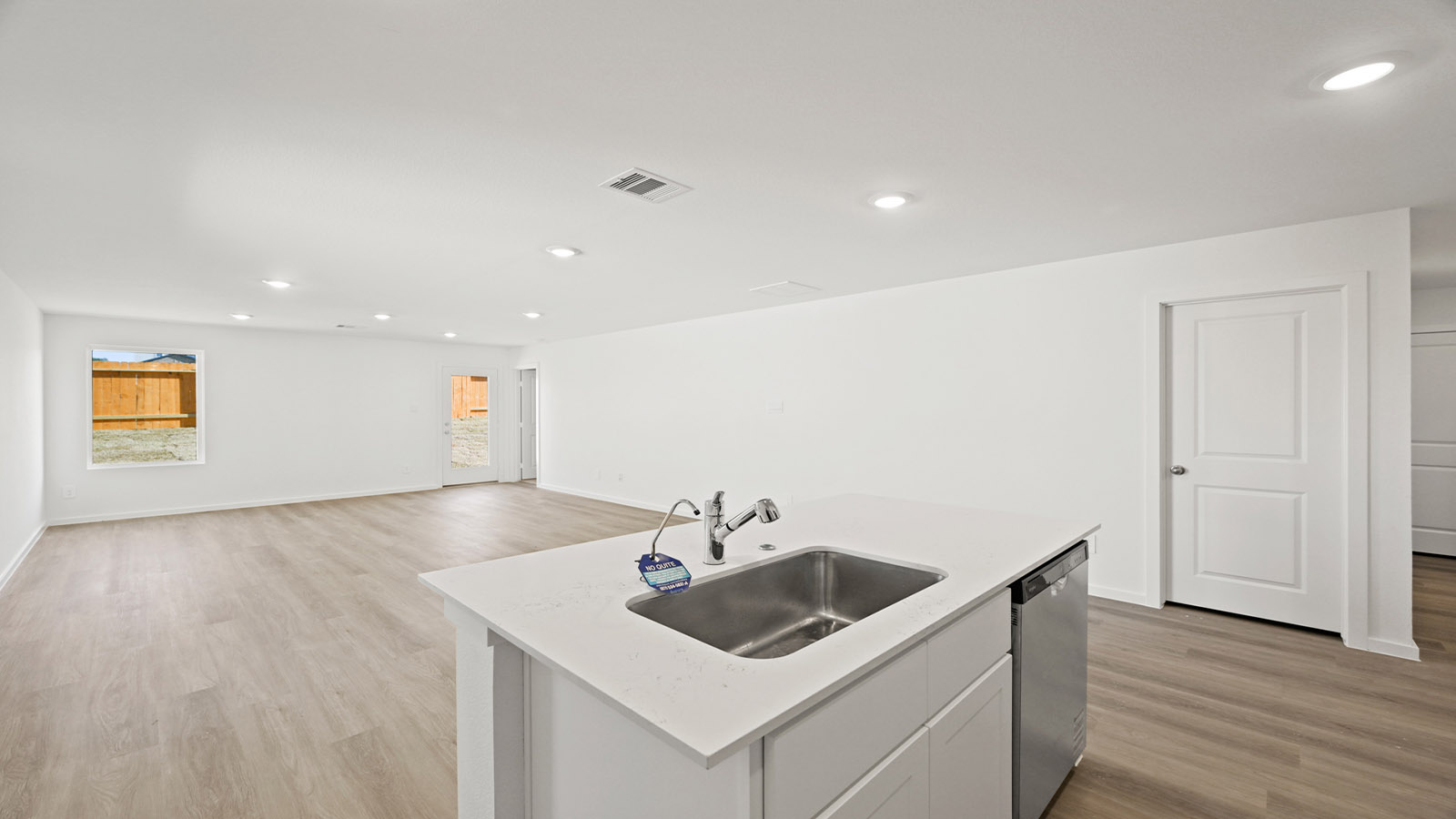 Kitchen with an island