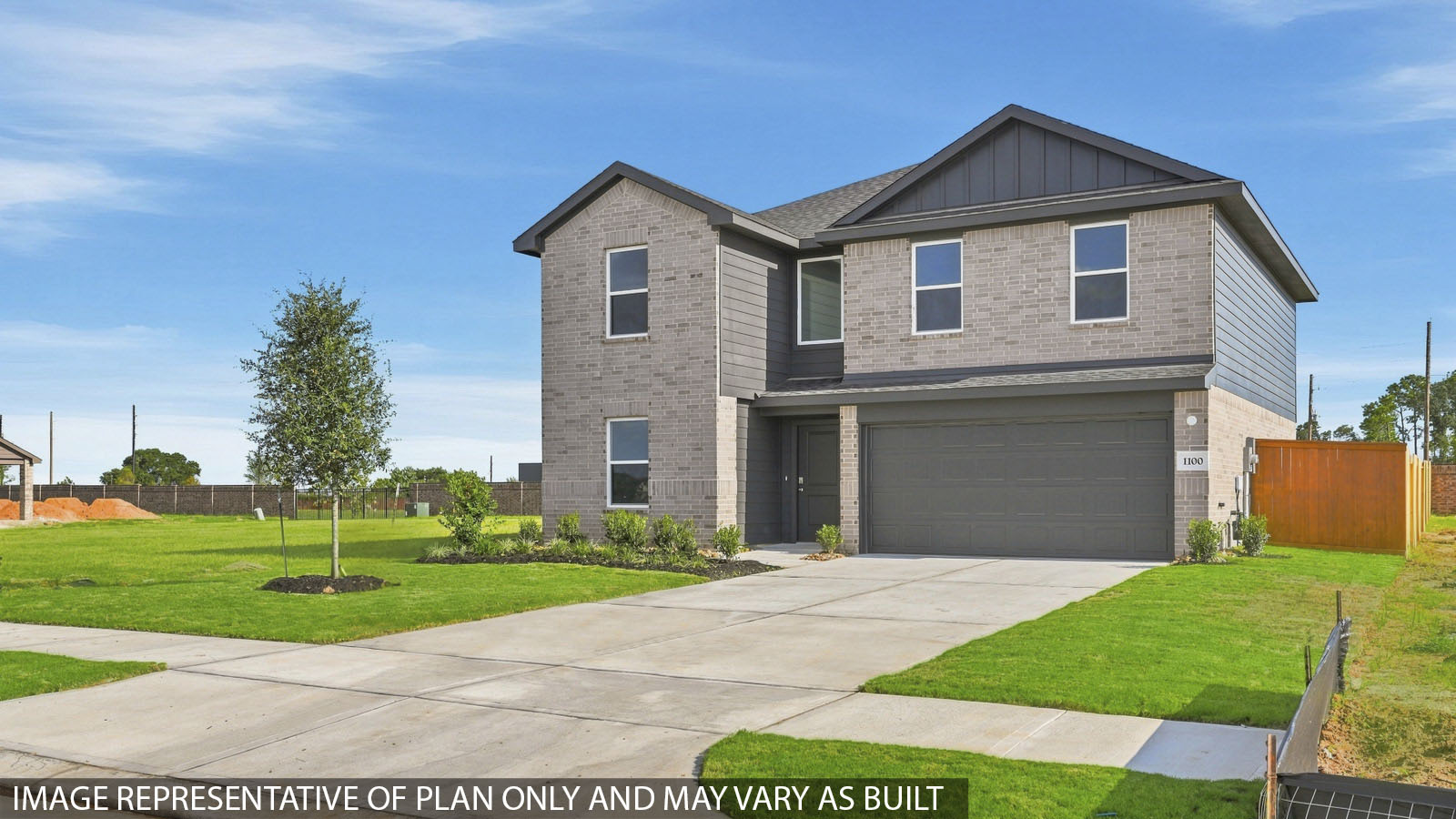The Dawson floor plan offers a spacious and versatile two-story design with 2,129 square feet of thoughtfully planned living space. Featuring 5 bedrooms, 3 bathrooms, and a 2-car garage, this home provides the perfect balance of comfort, functionality, and style.  The open-concept main floor creates a warm and inviting atmosphere, connecting the kitchen, dining, and family areas- ideal for entertaining or spending quality time together. The modern kitchen includes abundant cabinetry, ample counter space, and a central island, making it a perfect hub for everyday meals and gatherings.  A first-floor bedroom and full bathroom add flexibility for guests or multi-generational living. Upstairs, the spacious owner’s suite serves as a private retreat with a large walk-in closet and ensuite bath featuring dual vanities and a walk-in shower. Three additional bedrooms and a secondary bathroom provide plenty of room for family or a home office setup.  A dedicated laundry room and thoughtfully designed storage areas enhance daily convenience. With its open living spaces, private upstairs retreat, and flexible layout, the Dawson floor plan is ideal for growing families seeking both comfort and versatility in a modern, efficient home design.