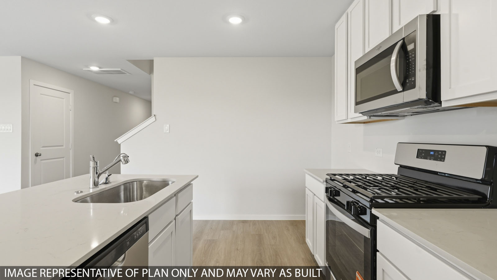 The Dawson floor plan offers a spacious and versatile two-story design with 2,129 square feet of thoughtfully planned living space. Featuring 5 bedrooms, 3 bathrooms, and a 2-car garage, this home provides the perfect balance of comfort, functionality, and style.  The open-concept main floor creates a warm and inviting atmosphere, connecting the kitchen, dining, and family areas- ideal for entertaining or spending quality time together. The modern kitchen includes abundant cabinetry, ample counter space, and a central island, making it a perfect hub for everyday meals and gatherings.  A first-floor bedroom and full bathroom add flexibility for guests or multi-generational living. Upstairs, the spacious owner’s suite serves as a private retreat with a large walk-in closet and ensuite bath featuring dual vanities and a walk-in shower. Three additional bedrooms and a secondary bathroom provide plenty of room for family or a home office setup.  A dedicated laundry room and thoughtfully designed storage areas enhance daily convenience. With its open living spaces, private upstairs retreat, and flexible layout, the Dawson floor plan is ideal for growing families seeking both comfort and versatility in a modern, efficient home design.