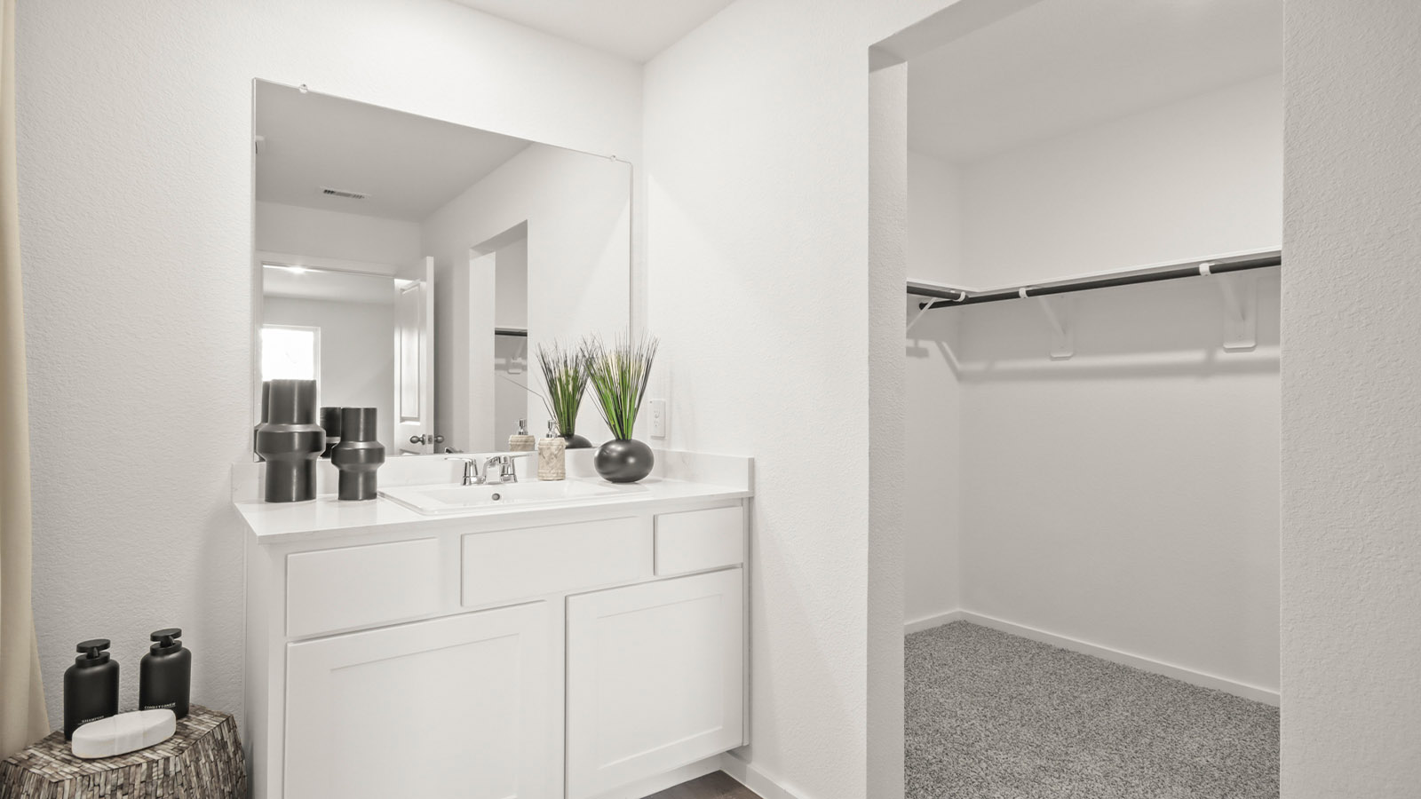 Primary bathroom with stand-alone shower