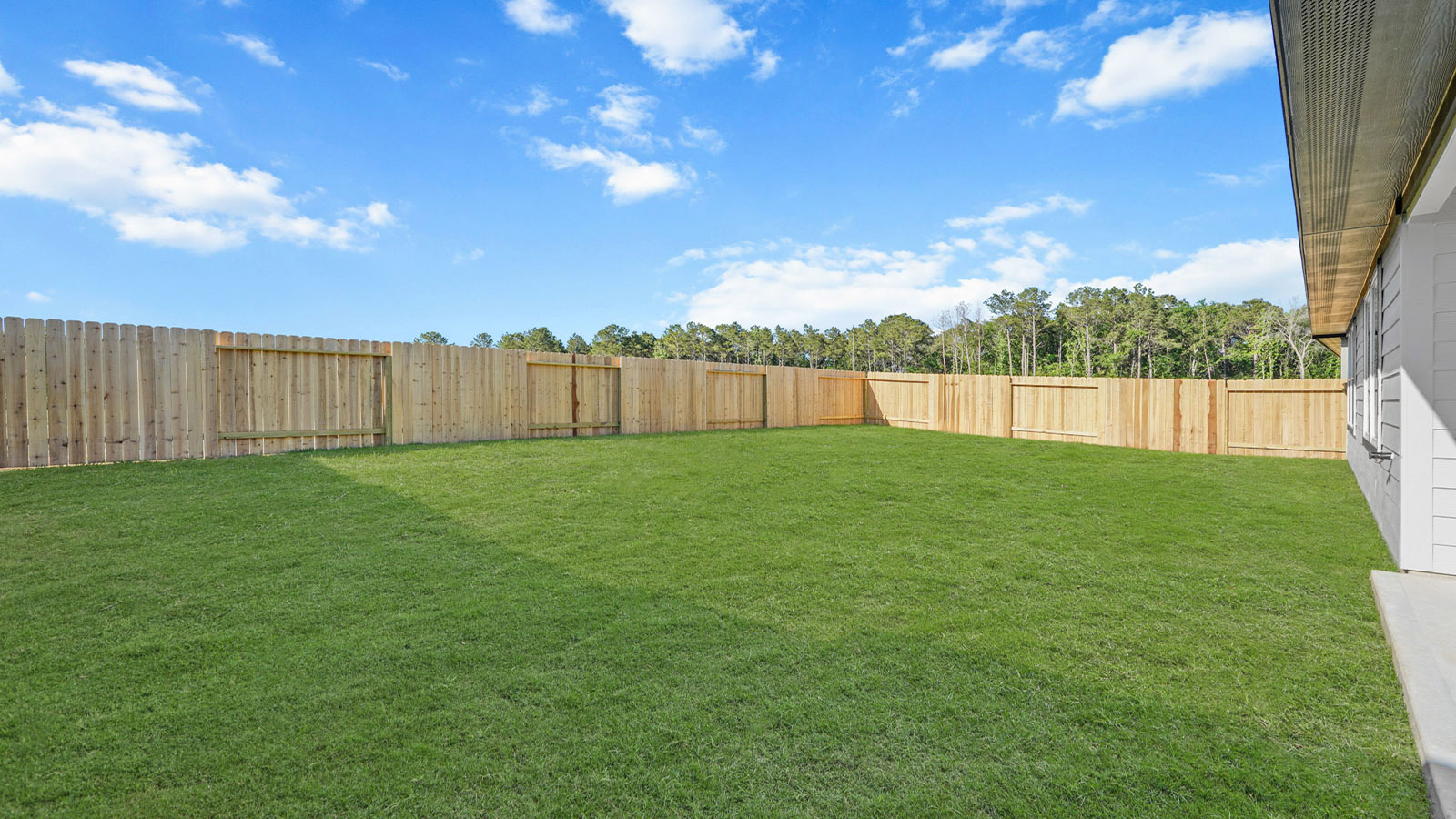 covered patio with overhead lighting