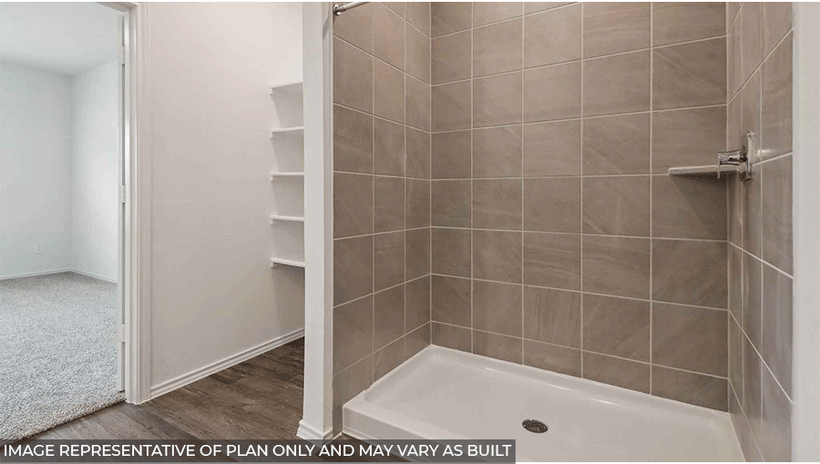 Primary bathroom with stand-alone shower