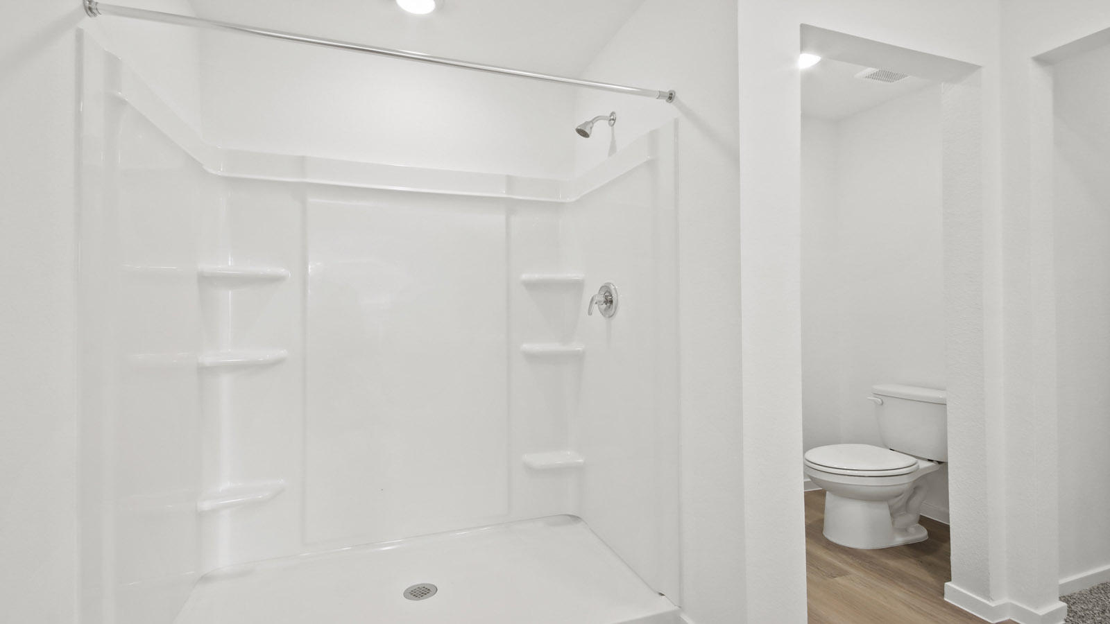Primary bathroom with stand-alone shower