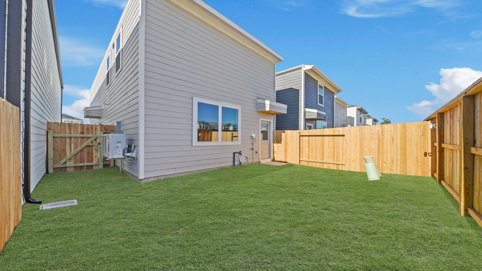 Fully Landscaped backyard