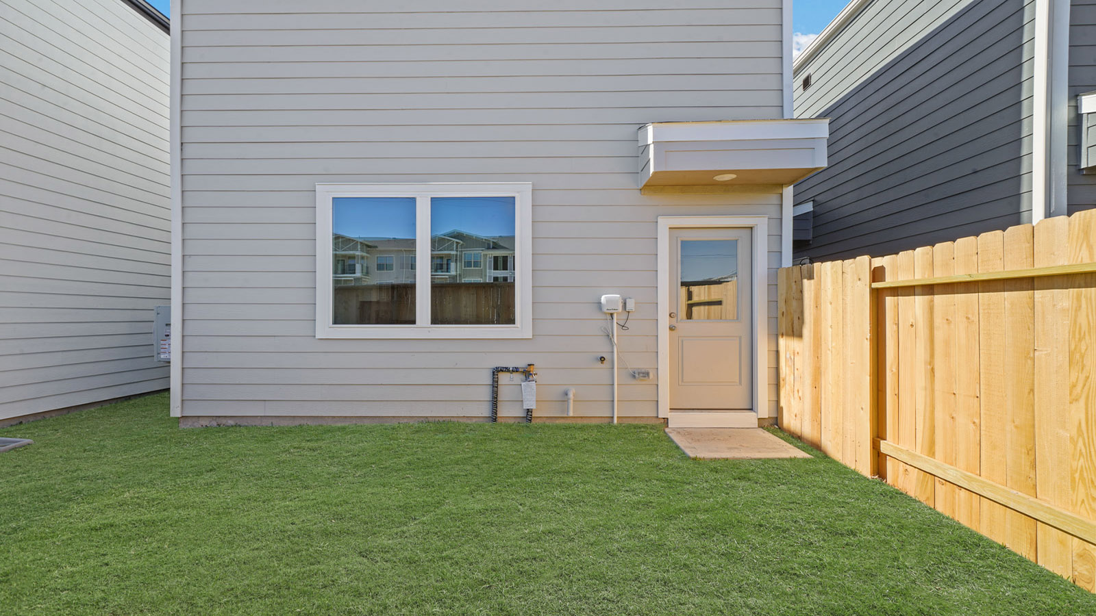 Fully Landscaped backyard