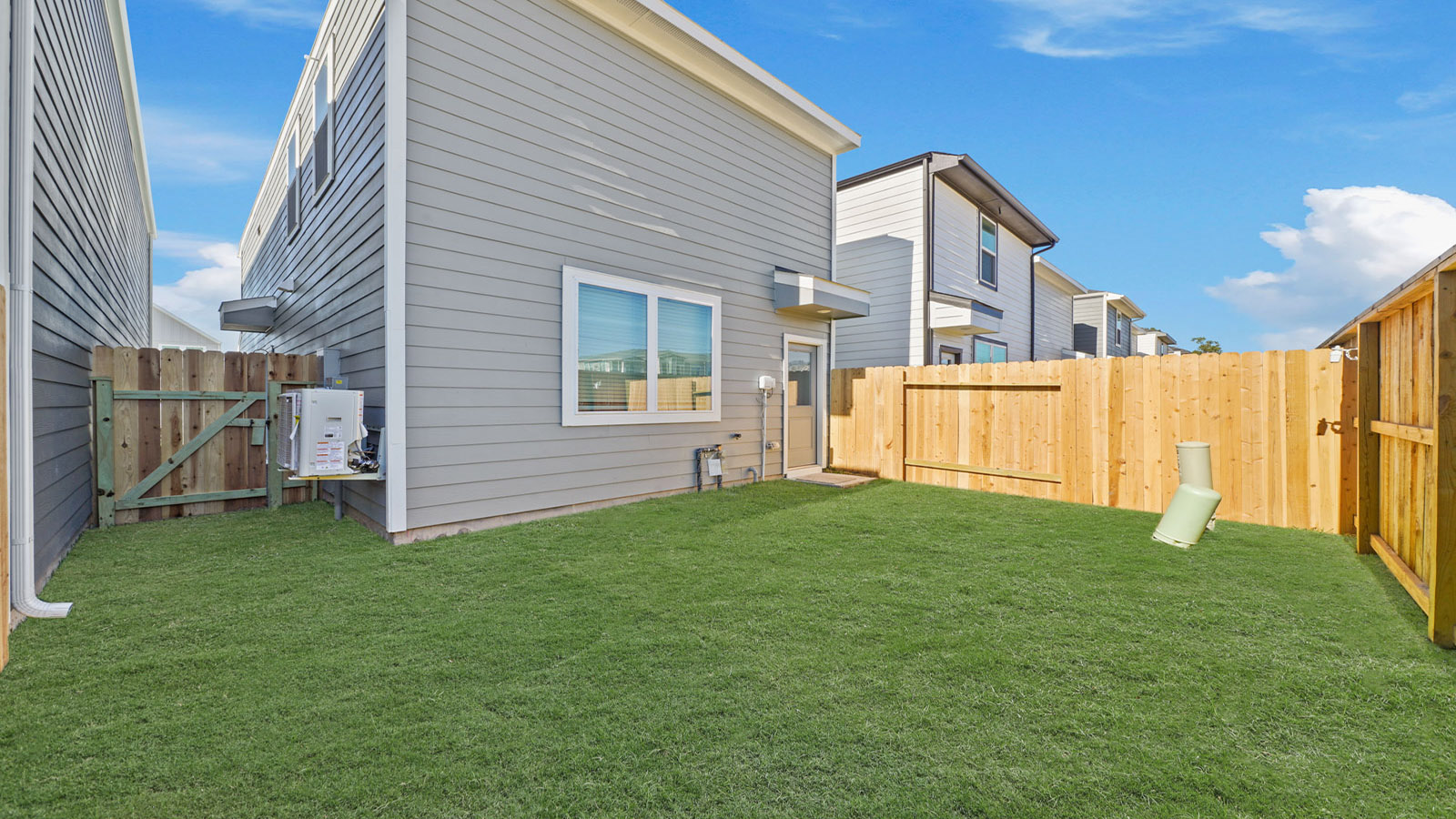 Fully Landscaped backyard