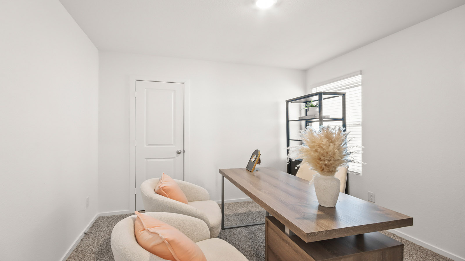 Secondary bedroom with bright window