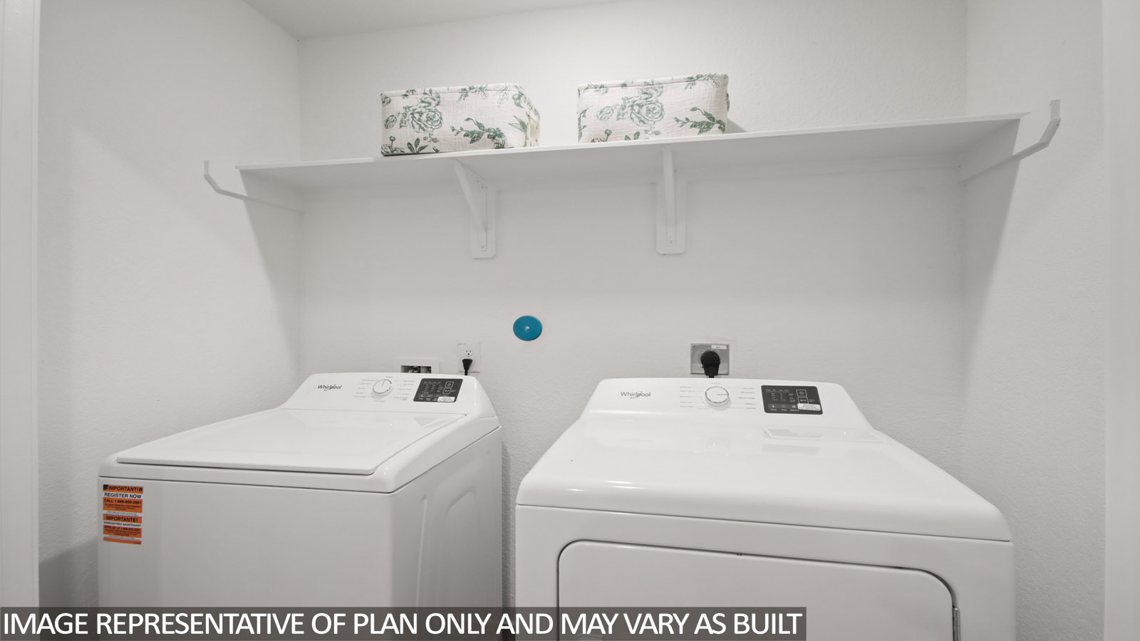 utility room with vinyl flooring