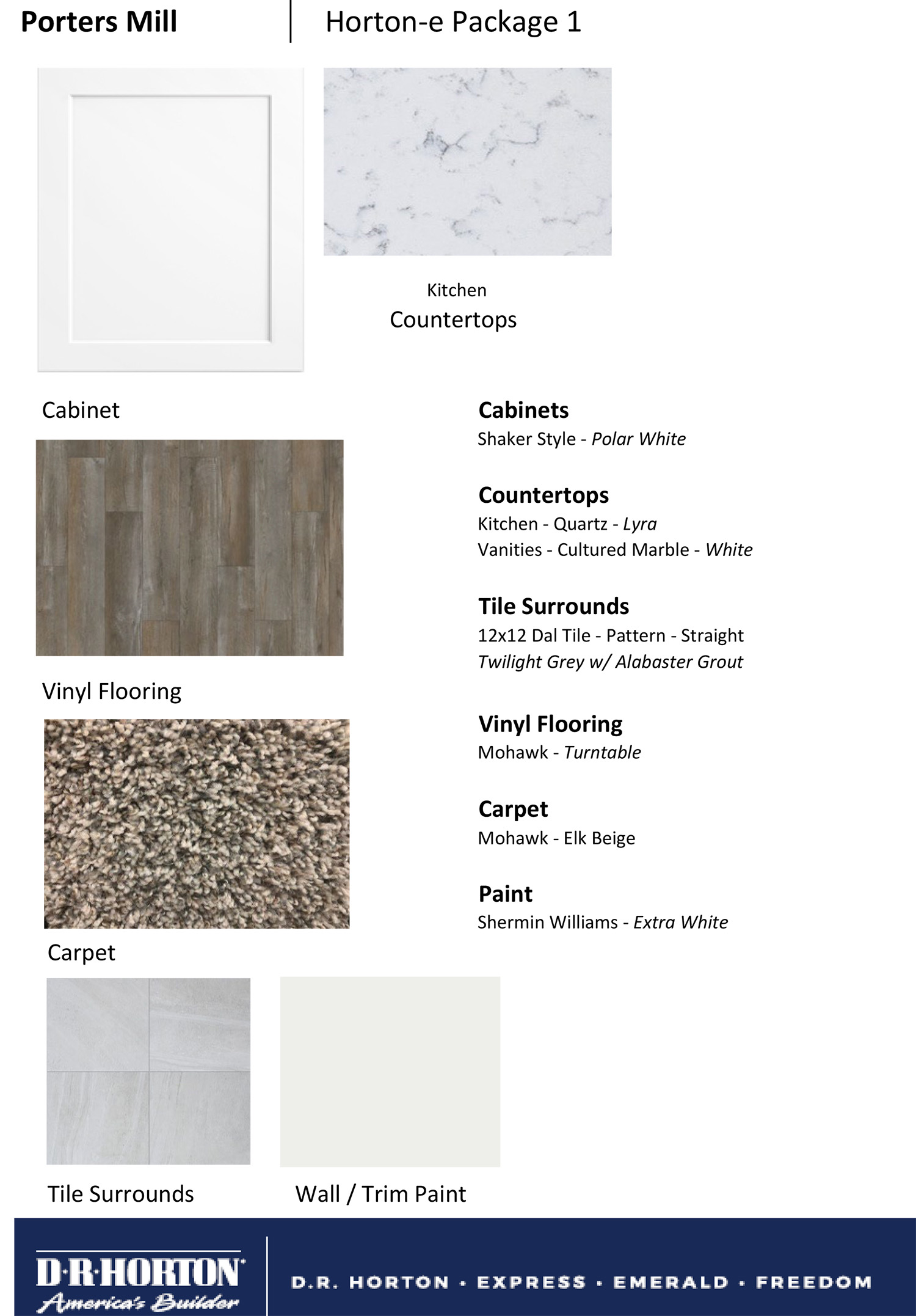 Mohawk Vinyl Flooring and Cultured Marble Vanity Countertops
