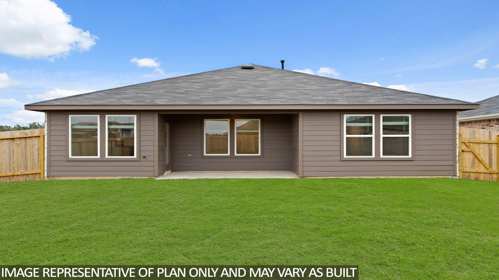 Fully Landscaped backyard