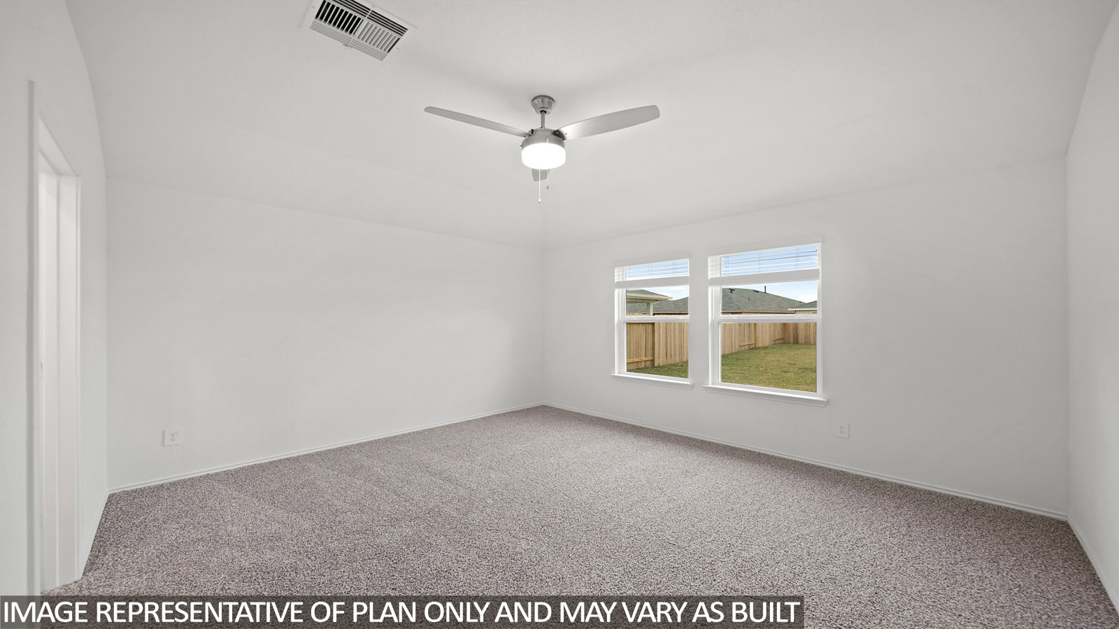 primary bedroom with bright window