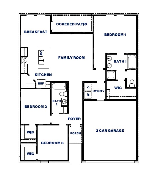E40B/Bellvue Floor Plan