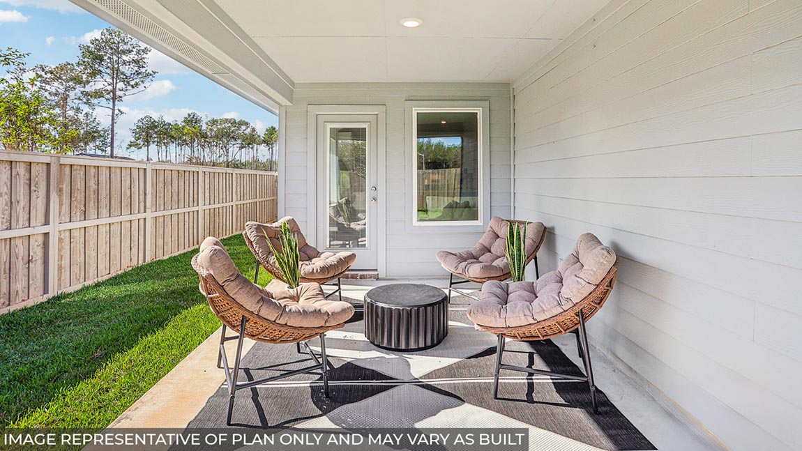 Fully Landscaped backyard