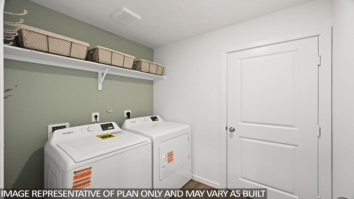 Utility room with storage