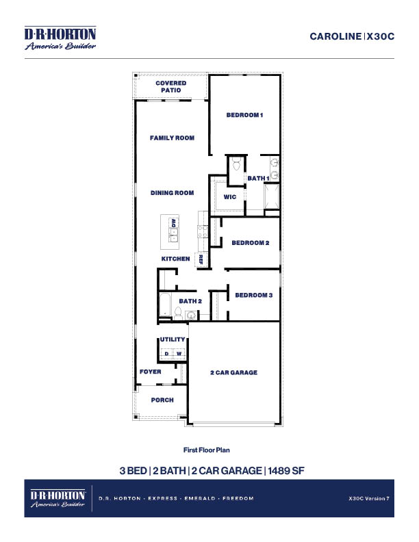 X30C Floor Plan