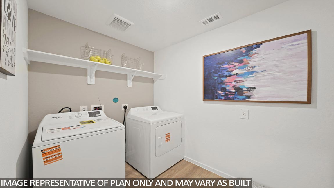 Utility room with storage