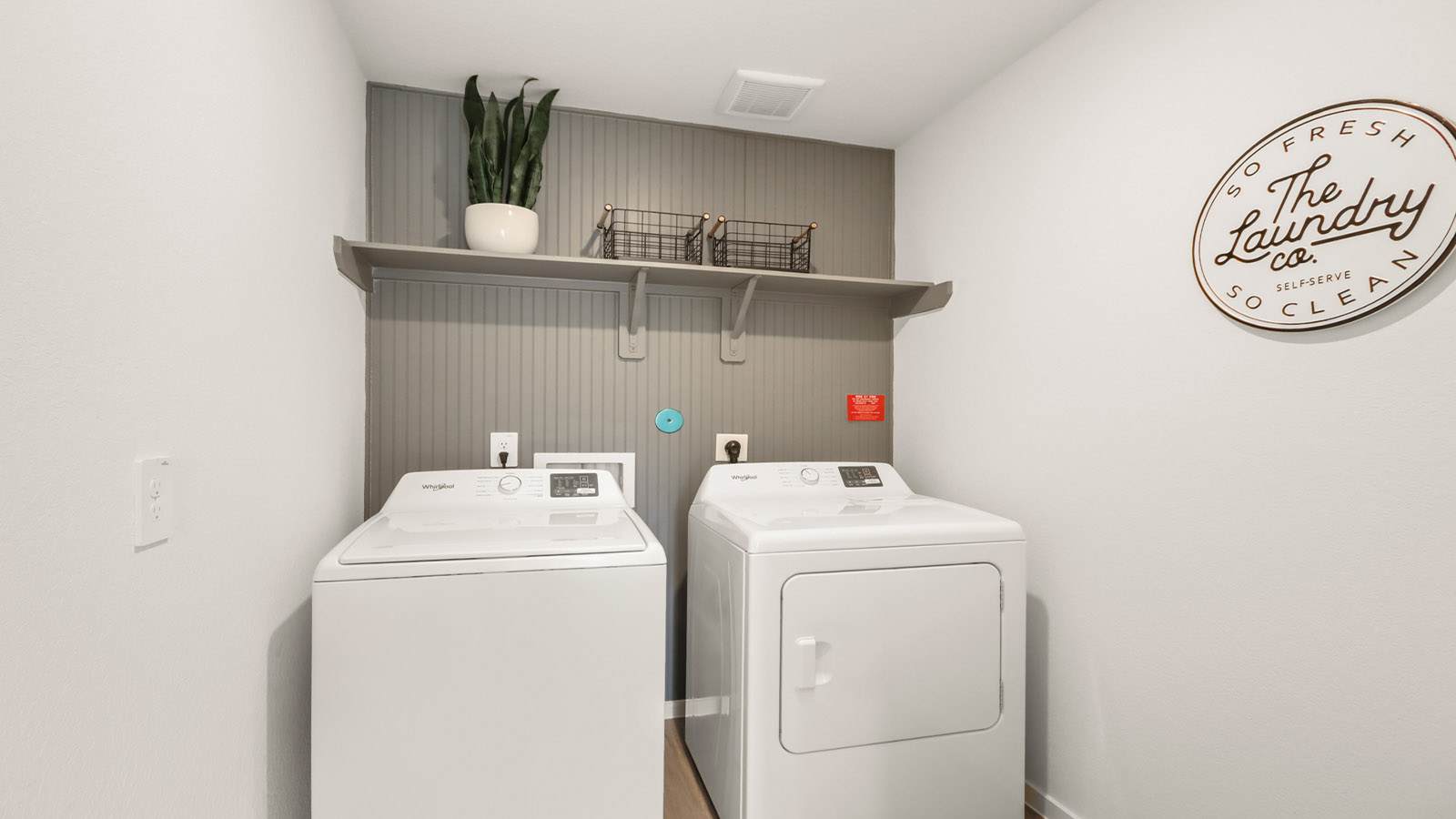 Utility room with storage