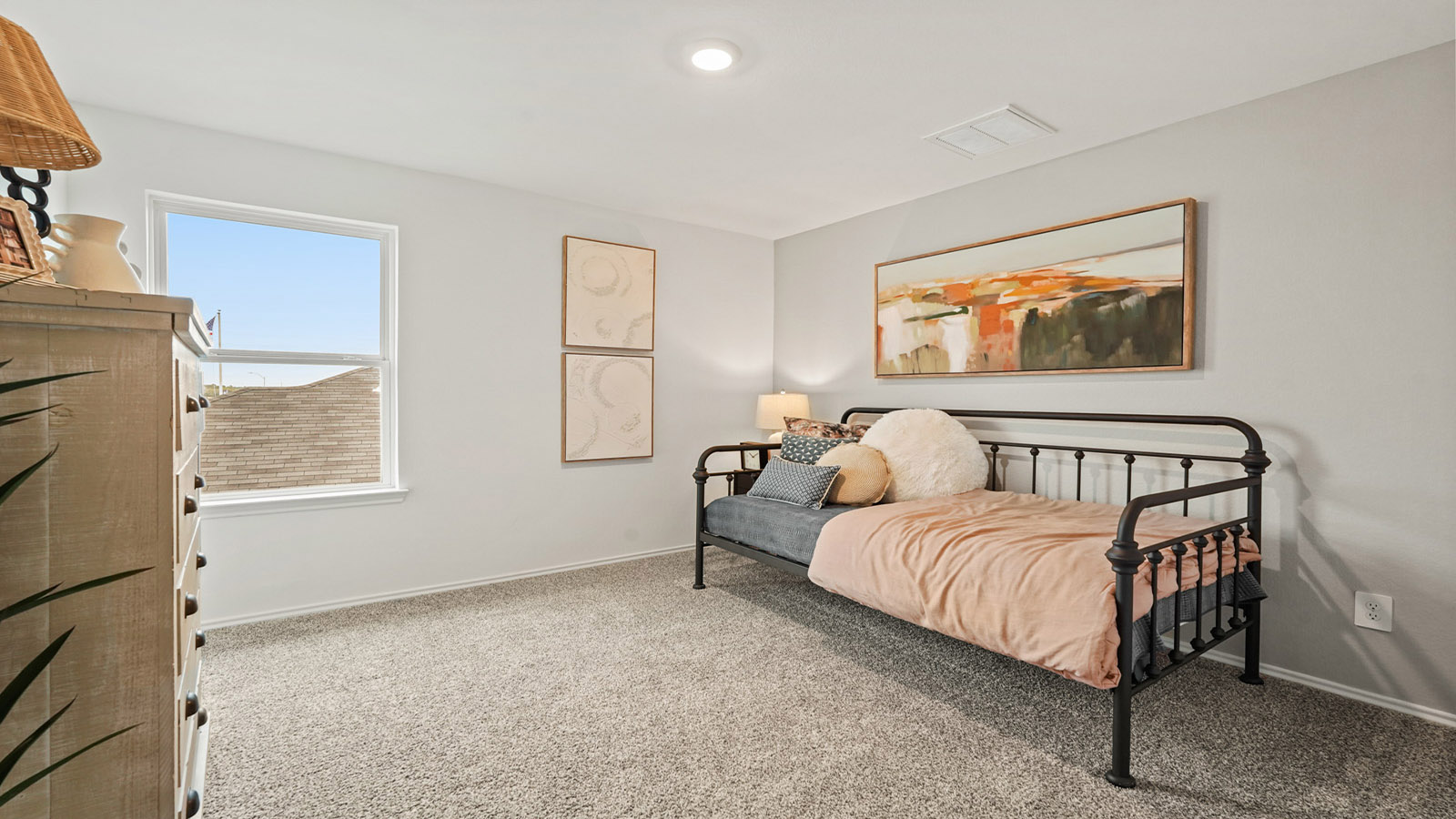 secondary bedroom with bright window