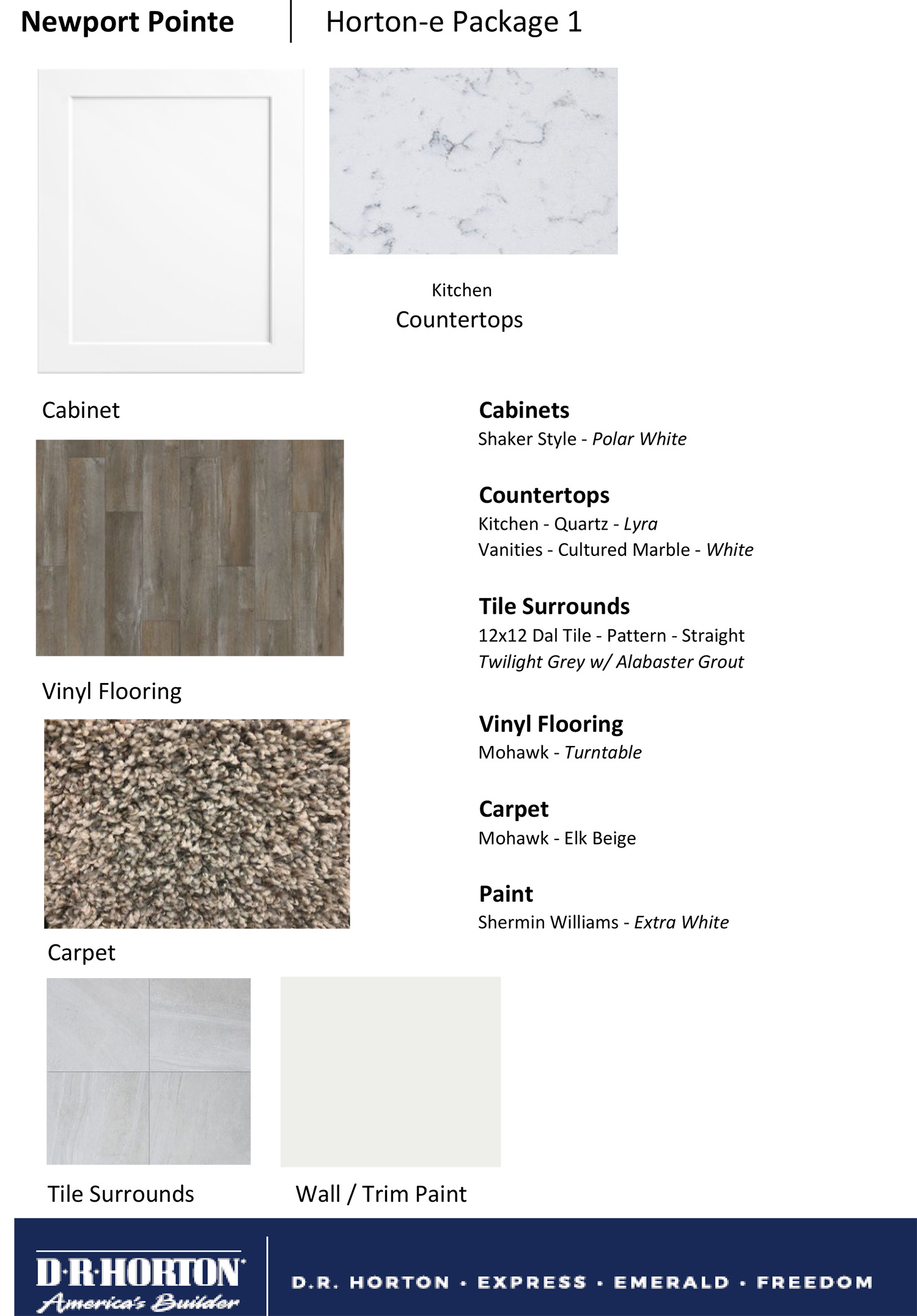 Cultured Marble Vanity Countertops and Mohawk Vinyl Flooring